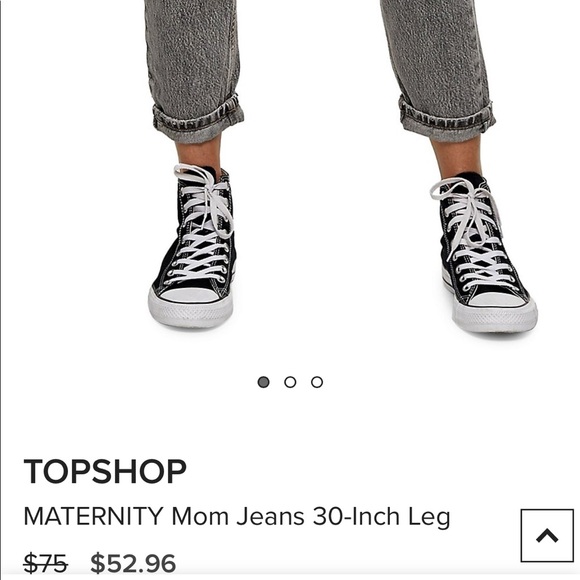 Topshop maternity jeans with elastic waist - Picture 1 of 3